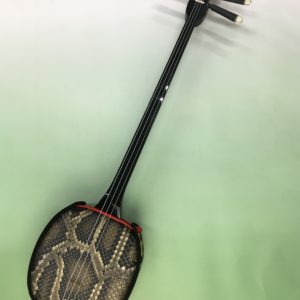縞黒檀与那城型三線 – 池武当新垣三線店